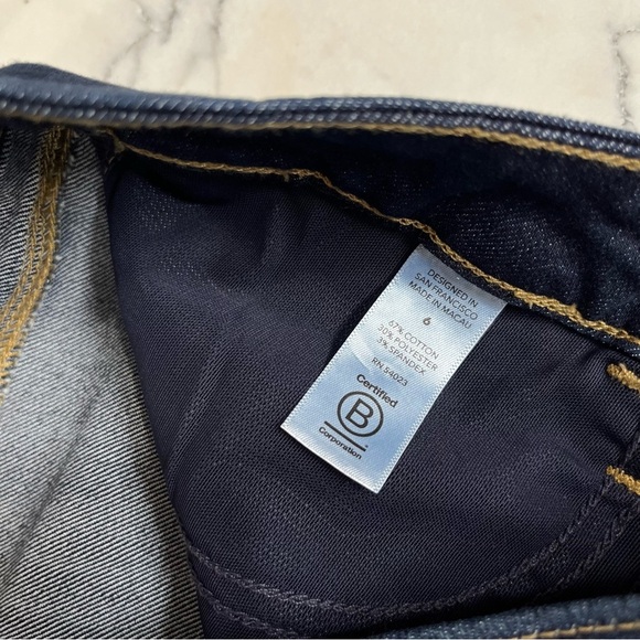 Athleta Sculptek Ultra Skinny Jeans Medium Dark Wash Stretch Denim 511195 Size 6 - Picture 12 of 13